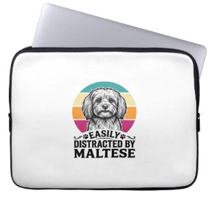 Capa Para Notebook Facilmente Distraído Pelo Design de Cachorro Vinta