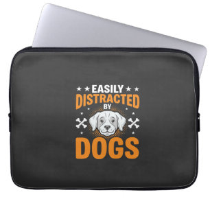 Capa Para Notebook Facilmente Distraído Por Cães