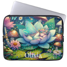 Fada Dormindo em uma Flor Personalizada