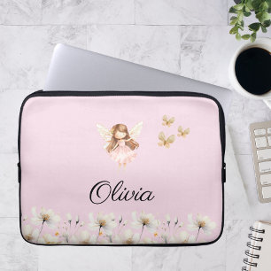Capa Para Notebook Fairy Cute Garden Encantado Nome Personalizado