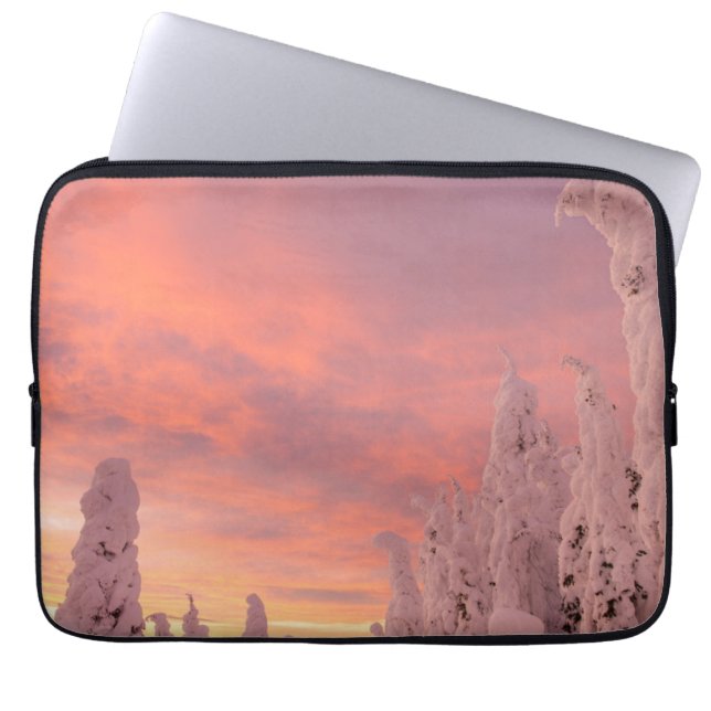 Capa Para Notebook Faixa de Whitefish | Whitefish, Montana (Frente)