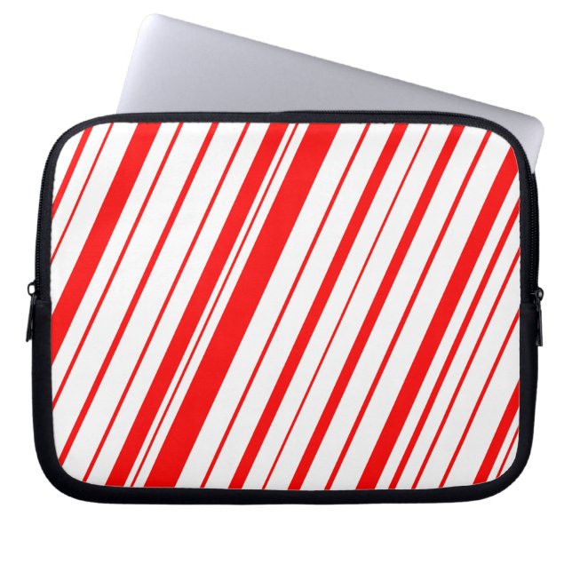 Capa Para Notebook Faixa Diagonal ~ Vermelho (Frente)