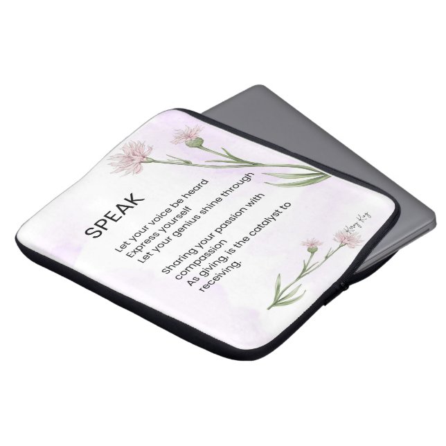 Capa Para Notebook Fale - Poema de Empoderamento Autoamor (Frente Topo)