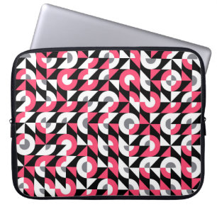 Capa Para Notebook Falha de Vintage: Padrão Geométrico de Abstrato