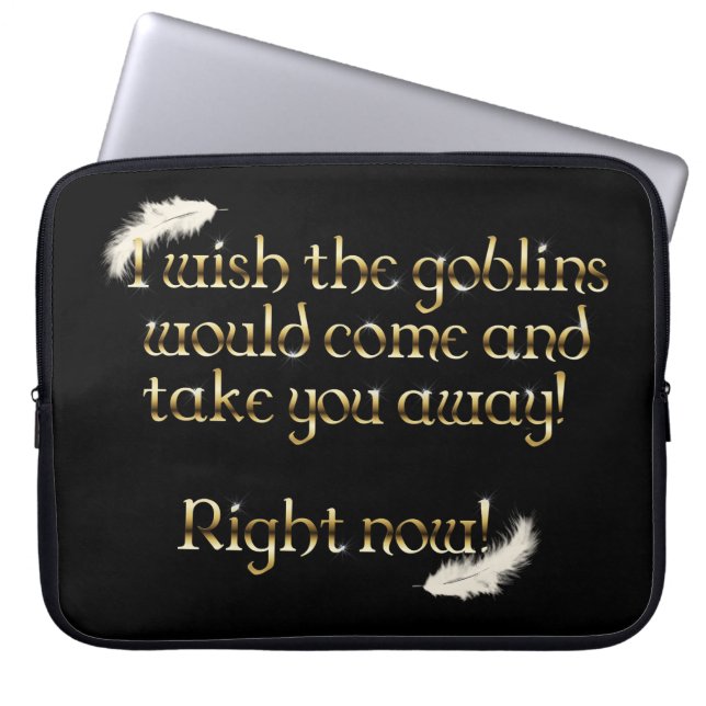 Capa Para Notebook Falln Goblins Leva-Te (Frente)