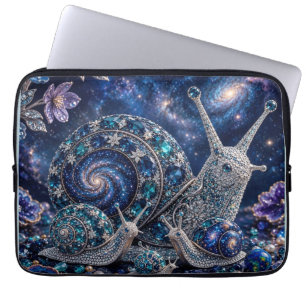 Capa Para Notebook Família de Caracol de Cristal Celestial – Galáxia