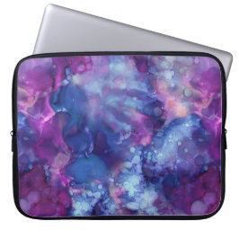 Capa Para Notebook fantasia aquarela - vibração do espaço profundo :