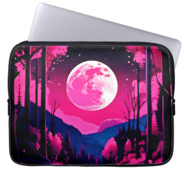Capa Para Notebook Fantasia da Lua Rosa