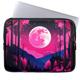 Capa Para Notebook Fantasia da Lua Rosa