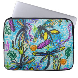 Capa Para Notebook Fantasia de Libélula