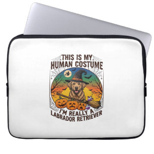 Capa Para Notebook Fantasias de Labrador Retriever para Humanos Hallo