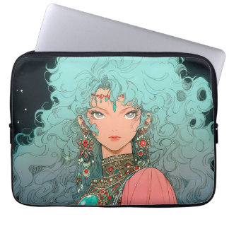 Capa Para Notebook Fantasy Bohemian Aestic Girl
