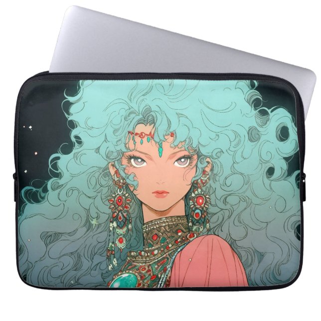Capa Para Notebook Fantasy Bohemian Aestic Girl (Frente)