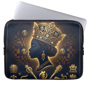 Capa Para Notebook Faraó Energia Rei Africano Antigo Arte Moderna