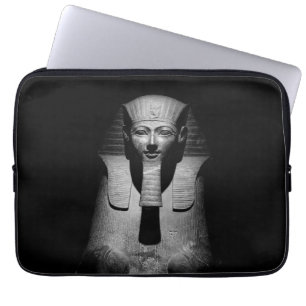 Capa Para Notebook Faraó rei preto e branco