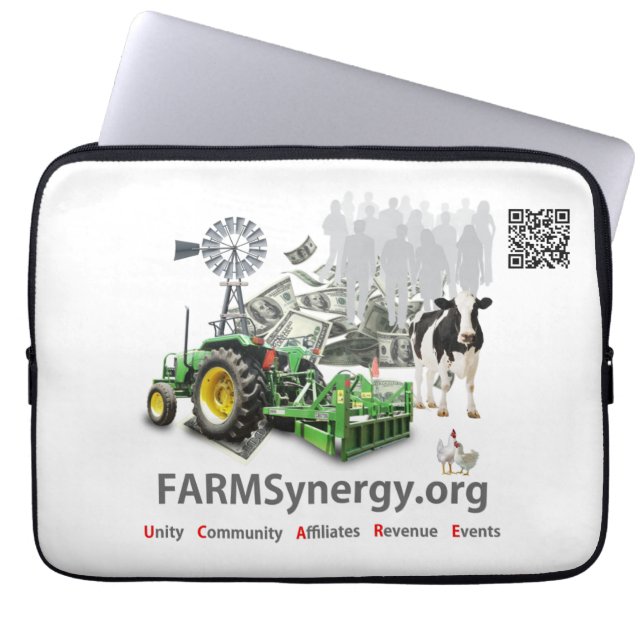 Capa Para Notebook FARMSynergy - Bolsa de laptop 13" (Frente)
