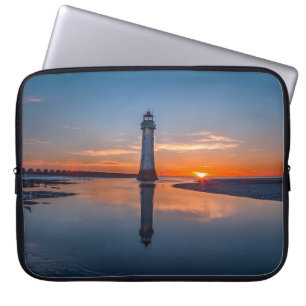 Capa Para Notebook Farol Ao Nascer Do Sol