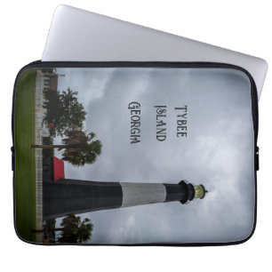 Capa Para Notebook Farol de Tybee Island Georgia