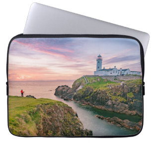 Capa Para Notebook Farol principal Donegal de Fanad, Ireland