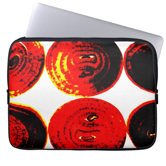 Capa Para Notebook Fatias de cebola (Frente)