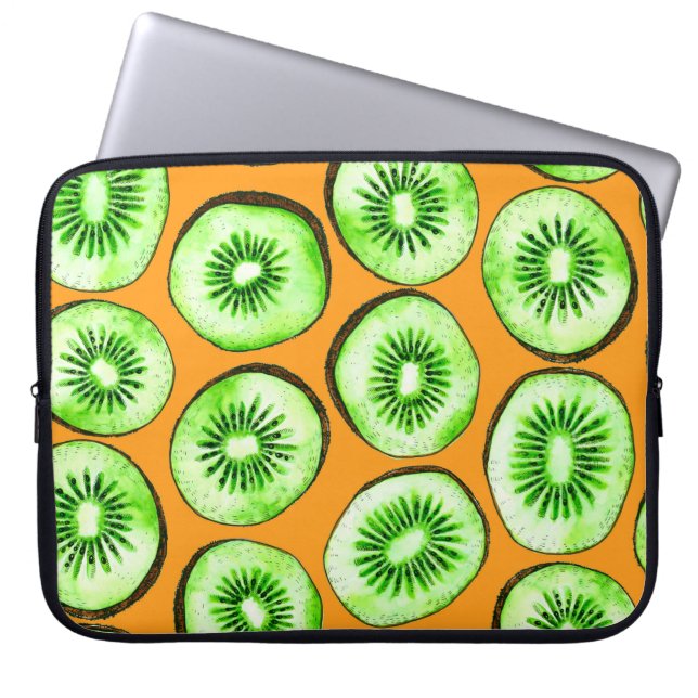 Capa Para Notebook Fatias de Kiwi (Frente)