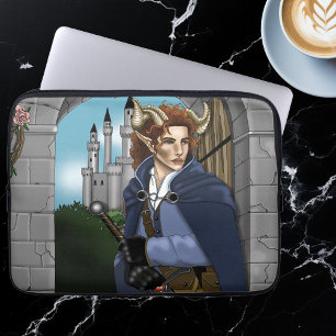 Capa Para Notebook Fauno Fae Hornudo Fantasia