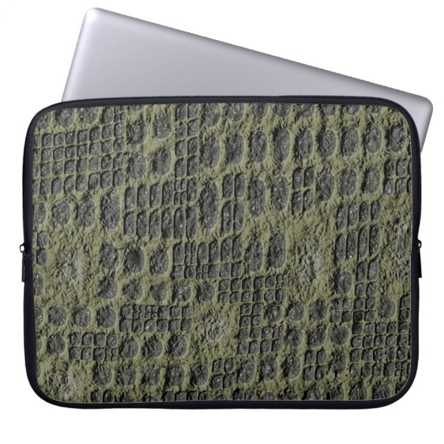 Capa Para Notebook Faux Cobra Skin (Frente)