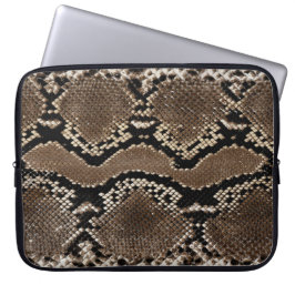 Capa Para Notebook Faux Rock Python Cobra Skin
