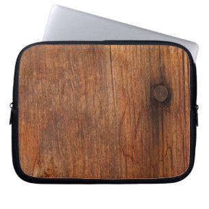 Capa Para Notebook Faux Rustic Barn Wood Eletrônicos Bag