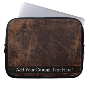 Capa Para Notebook Faux Vintage Leather-Look