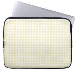 Capa Para Notebook Faye e Lauren Lemon Yellow Gingham