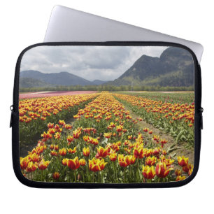Capa Para Notebook Fazenda de Tulipas perto de Agassiz, Colúmbia Brit