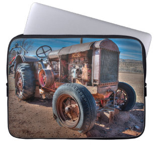 Capa Para Notebook Fazendas   Trator Antiquado Rusty