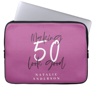 Capa Para Notebook Fazer 50, comemoração de aniversário de ouro