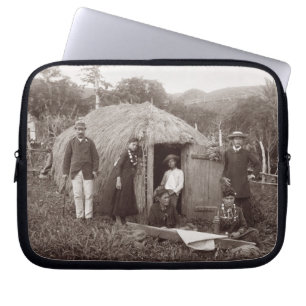 Capa Para Notebook Fazer Tappa, um pano nativo, c.1875 (foto do