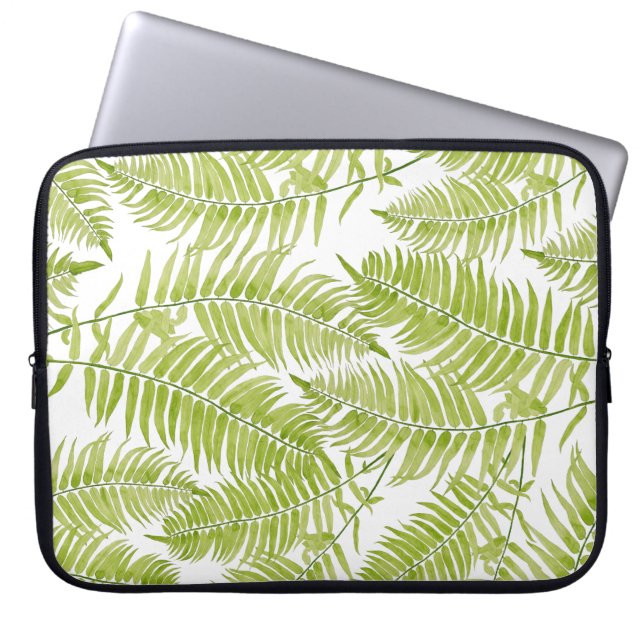 Capa Para Notebook Feathery Fern em uma Bolsa de laptop (Frente)