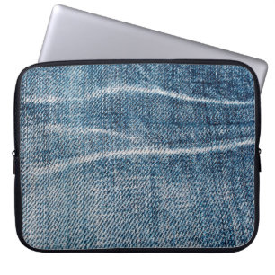Capa Para Notebook Fechamento de Denim Cloth.