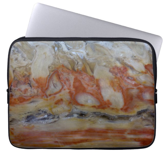 Capa Para Notebook Fechar Madeira Petrificada (Frente)