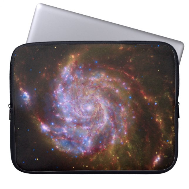 Capa Para Notebook Fécula de cravagem: M101 Galáxia (Frente)