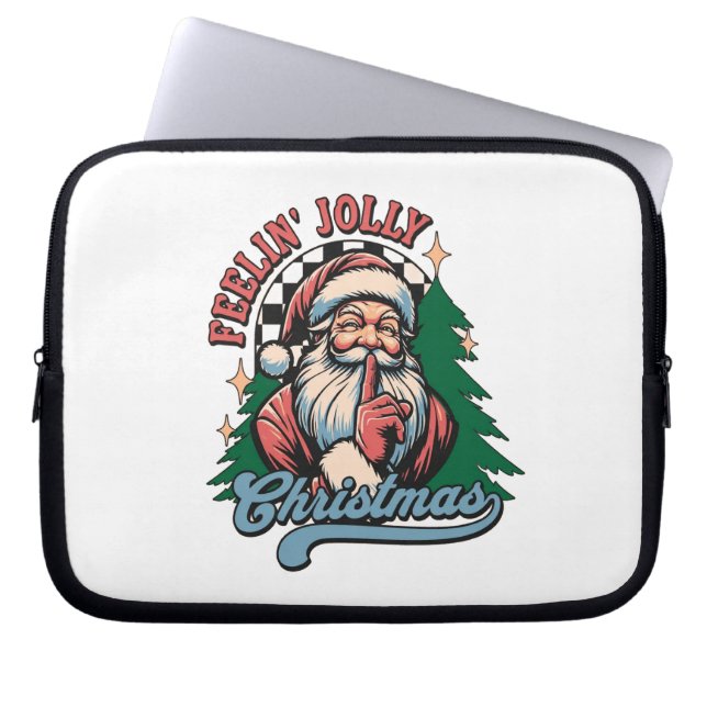 Capa Para Notebook Feelin’ Jolly Christmas Santa (Frente)