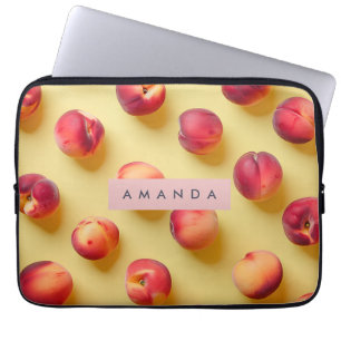 Capa Para Notebook Felicidade Personalizada de Pêssego Ensolarado