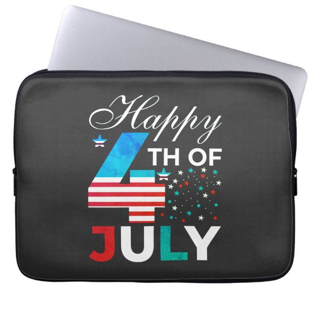 Capa Para Notebook Feliz 4 de Julho-97958 (Frente)