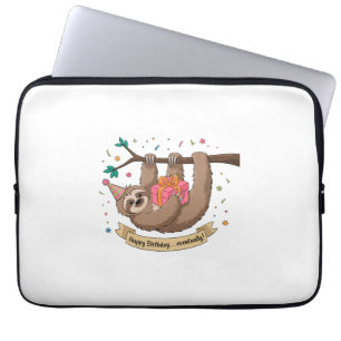 Capa Para Notebook Feliz Aniversário Feliz e Engraçado