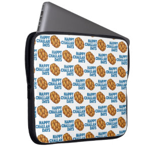 Capa Para Notebook Feliz Challah Dias Hanukkah Chanukah Pão Judeu