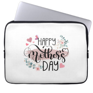 Capa Para Notebook Feliz Dia de as mães 2025 - Floral cômoda para as