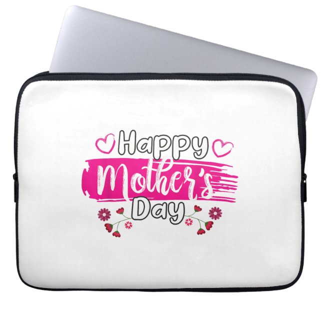Capa Para Notebook Feliz Dia de as mães 2025 Tshirt para Mulheres Mãe (Frente)