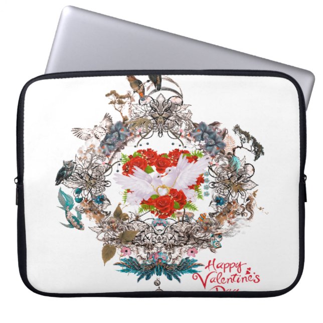 Capa Para Notebook Feliz dia de os namorados (Frente)