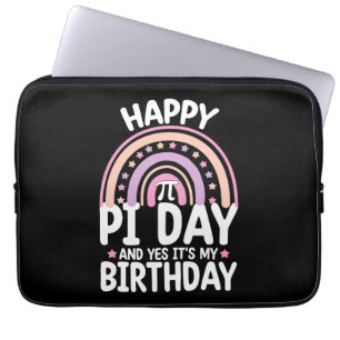 Capa Para Notebook Feliz Dia do Pi E Sim É Meu Aniversário Arco-íris