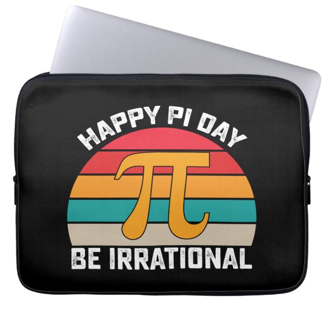 Capa Para Notebook Feliz Dia do Pi Seja Irracional Matemática Diverti (Frente)