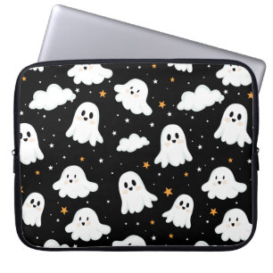 Capa Para Notebook Feliz Halloween Ghost Cloudy Star Sky